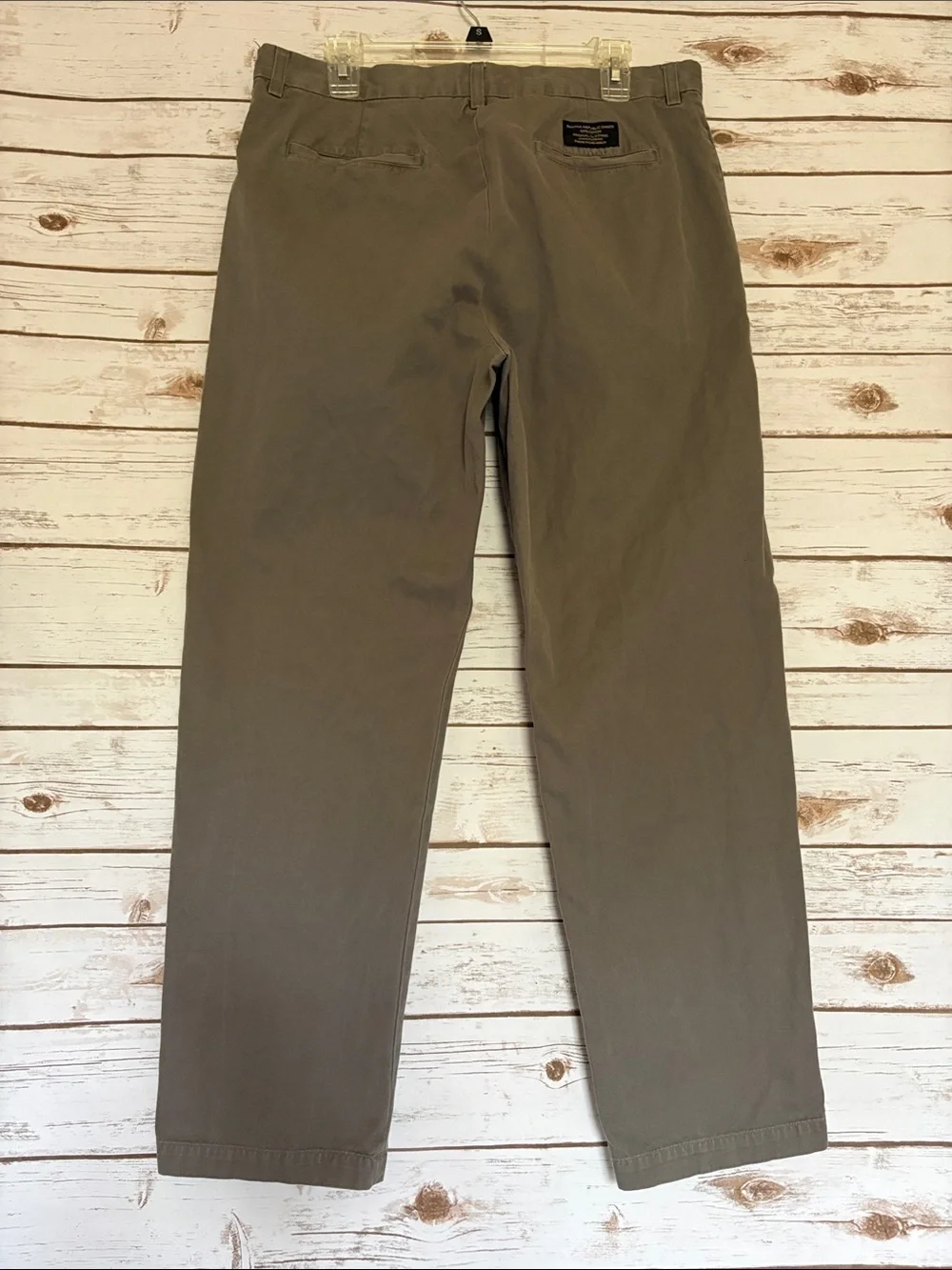 Banana Republic Olive Gavin Chino Pants - Men's Straight Fit